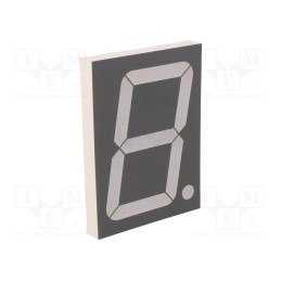 1 pcs x FORYARD - FYS-40011DUHR-21 - Display: LED, 7-segment, 101.6mm, 4', No.char: 1, red, 30÷60mcd