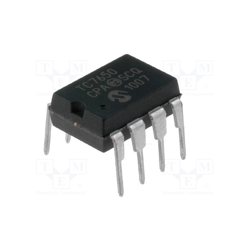 1 pcs x MICROCHIP TECHNOLOGY - TC7650CPA - IC: operational amplifier, 2MHz, 6.5÷16V, Ch: 1, DIP8,