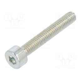100 pcs x BOSSARD - 1301713 - Screw, M4x25, 0.7, Head: cheese head, hex key, HEX 3mm, steel, zinc
