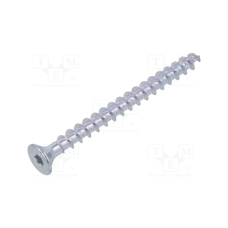 100 pcs x BOSSARD - 3336968 - Screw, for wood, 5x60, Head: countersunk, Torx®, TX20, WIROX®, SPAX®