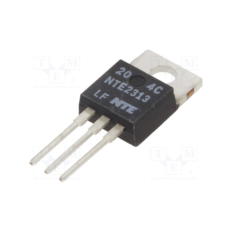 1 pcs x NTE Electronics - NTE2313 - Transistor: NPN, bipolar, 450V, 2A, 50W, TO220