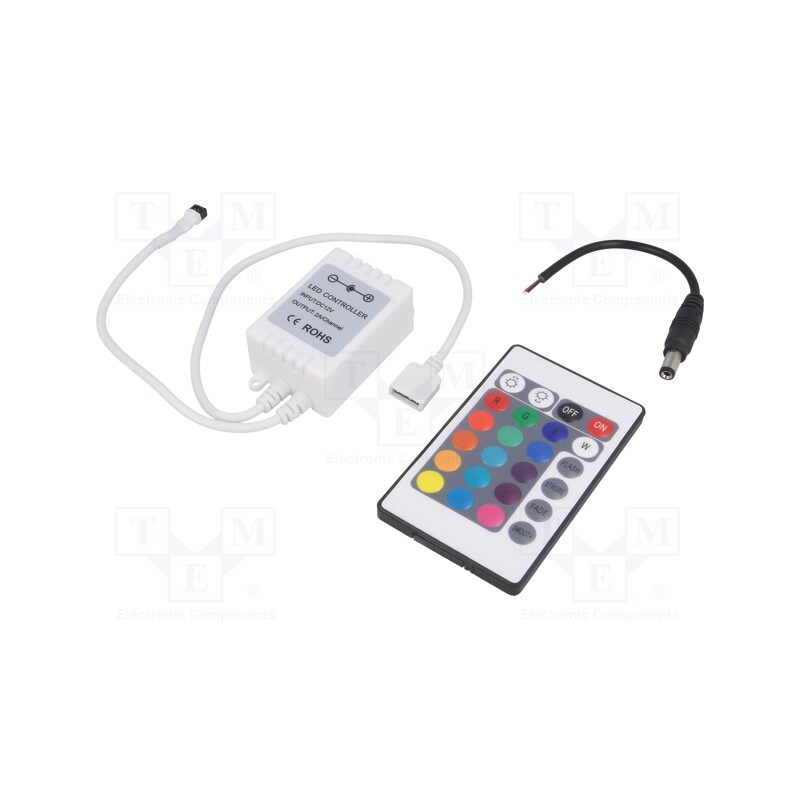 1 pcs x OPTOFLASH - OF-CONTRGBSML - LED controller, Ch: 3, 6A, Usup: 12VDC, Uout: 12VDC