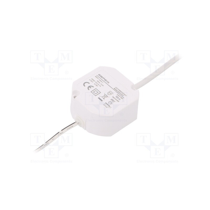 1 pcs x ESPE - LPB1212CV - Power supply: switched-mode, LED, 12W, 12VDC, 1A, 220÷240VAC, IP67
