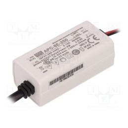 1 pcs x MEAN WELL - APC-8E-250 - Power supply: switched-mode, LED, 8W, 16÷32VDC, 250mA, 180÷264VAC
