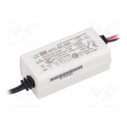 1 pcs x MEAN WELL - APC-8E-500 - Power supply: switched-mode, LED, 8W, 8÷16VDC, 500mA, 180÷264VAC