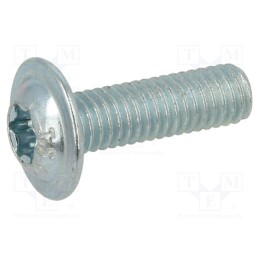 100 pcs x BOSSARD - 3487130 - Screw, with flange, M6x20, 1, Head: button, Torx®, TX30, steel, zinc