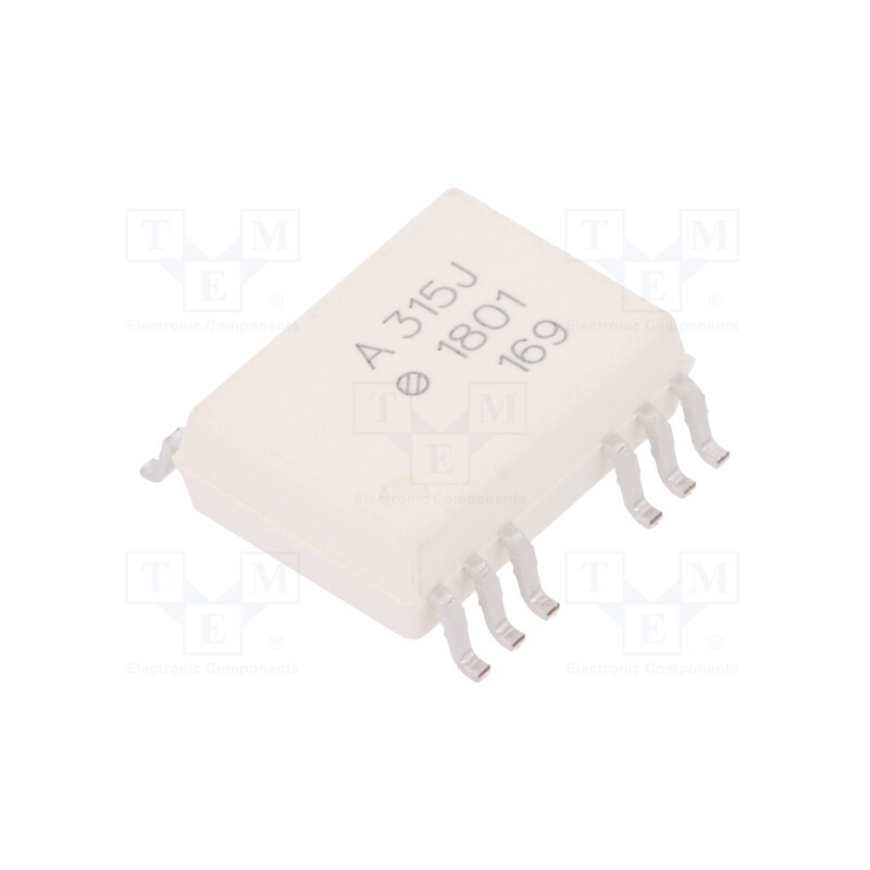 1 pcs x BROADCOM (AVAGO) - HCPL-315J-000E - Optocoupler, SMD, Ch: 2, OUT: IGBT driver, 5kV, SO16, 10kV/μs