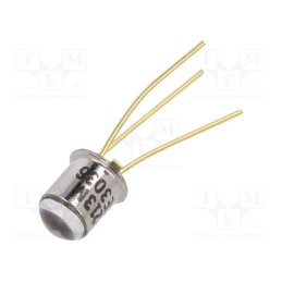 1 pcs x NTE Electronics - NTE3036 - Phototransistor, TO18, 4.69mm, 50V, Front: convex, 250mW