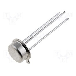 1 pcs x TEXAS INSTRUMENTS - LM135H/NOPB - IC: temperature sensor, diode, -55÷150°C, TO46, THT, Accur: ±1,5°C