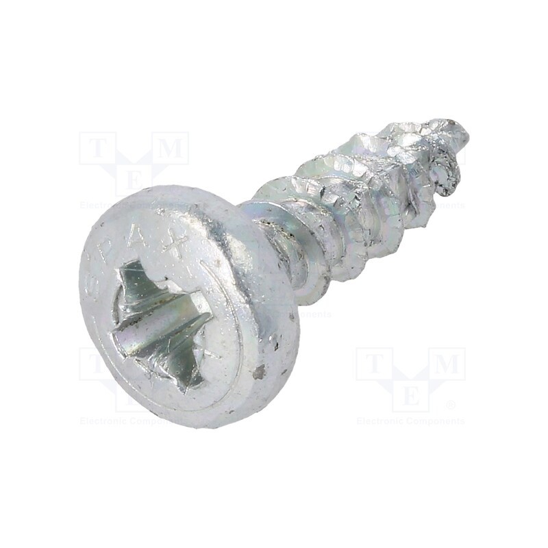 100 pcs x BOSSARD - 1154958 - Screw, 5x16, Head: cheese head, Pozidriv, PZ2, steel, zinc, SPAX®