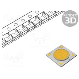 1 pcs x BRIDGELUX - BXRV-TR-1840G-20A0-A-25 - Power LED, COB,bicolour, white warm/neutral white, 500mA