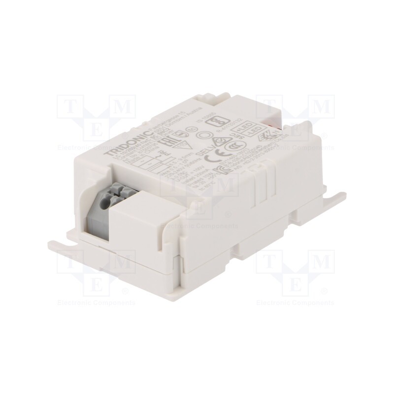 1 pcs x TRIDONIC - LC 10W 250MA FIXC SC SNC2 - Power supply: switched-mode, LED, 10W, 23÷100VDC, 250÷700mA, IP20