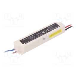 1 pcs x QOLTEC - 50940 - Power supply: switched-mode, LED, 20W, 12VDC, 1.6A, 220÷240VAC