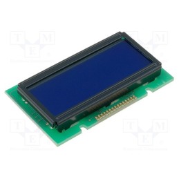 1 pcs x RAYSTAR OPTRONICS - RC1202A-BIY-CSX - Display: LCD, alphanumeric, STN Negative, 12x2, blue, LED, PIN: 15