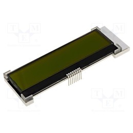 1 pcs x RAYSTAR OPTRONICS - RX1602A3-YHW-TS - Display: LCD, alphanumeric, COG,STN Positive, 16x2, yellow-green