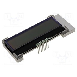 1 pcs x RAYSTAR OPTRONICS - RX1602A5-GHW-TS - Display: LCD, alphanumeric, COG,STN Positive, 16x2, gray, LED