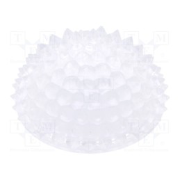 1 pcs x LEDIL - FP15072_ZORYA-SC-HEKLA - LED lens, round, polycarbonate, transparent, Mounting: socket
