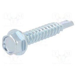 100 pcs x BOSSARD - 1476629 - Screw, for metal, with flange, 5.5x32, Head: hexagonal, 8mm, zinc
