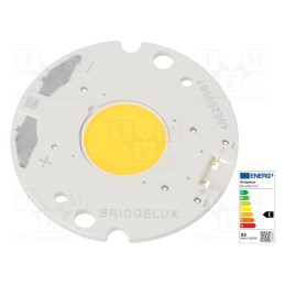 1 pcs x BRIDGELUX - BXRC-40E2000-D-73 - Power LED, COB, 120°, 500mA, P: 15.5W, 2373lm, Ø36.2mm, CRImin: 80