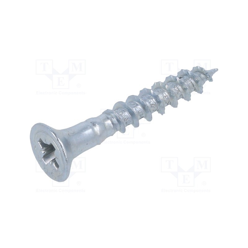 100 pcs x BOSSARD - 1339168 - Screw, for wood, 4.5x30, Head: countersunk, Pozidriv, PZ2, zinc