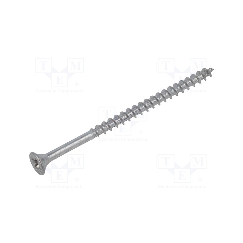 100 pcs x BOSSARD - 5504837 - Screw, for wood, 4x70, Head: countersunk, Pozidriv, PZ2, zinc, SPAX®