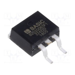 1 pcs x BASiC SEMICONDUCTOR - B2D20065F1 - Diode: Schottky rectifying, SiC, SMD, 650V, 20A, TO263-2,
