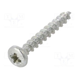 100 pcs x BOSSARD - 1083414 - Screw, 4x30, Head: cheese head, Pozidriv, PZ2, steel, zinc, SPAX®