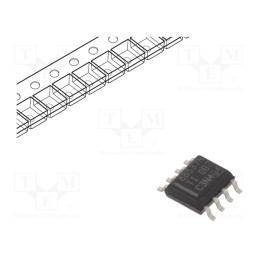 1 pcs x TEXAS INSTRUMENTS - CSD88537NDT - Transistor: N-MOSFET x2, unipolar, 60V, 15A, 2.1W, SO8