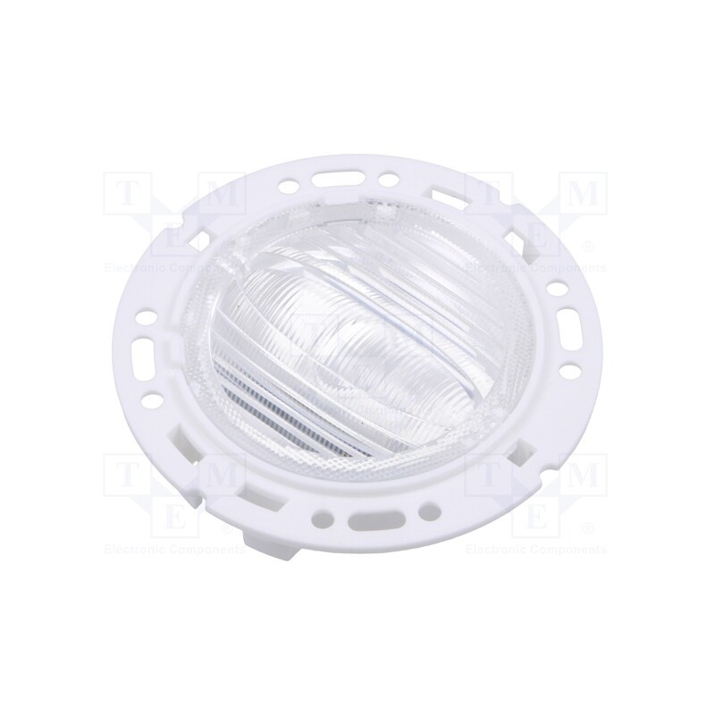 1 pcs x LEDIL - FN15993_RONDA-O -AS - LED lens, round, plexiglass PMMA, transparent, Mounting: push-in
