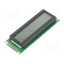 1 pcs x POWERTIP - NPC1602LRS-JWT-H - Display: LCD, alphanumeric, STN Positive, 16x2, 85x30x12.7mm, LED