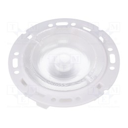 1 pcs x LEDIL - FN15552_RONDA-W -AS - LED lens, round, plexiglass PMMA, transparent, Mounting: push-in