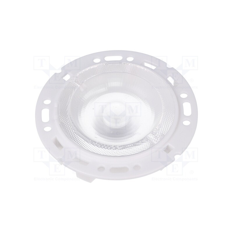 1 pcs x LEDIL - FN15552_RONDA-W -AS - LED lens, round, plexiglass PMMA, transparent, Mounting: push-in