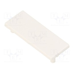 1 pcg x TOPMET - V4870001 - Cap for LED profiles, white, 20pcs, ABS, VARIO30-01
