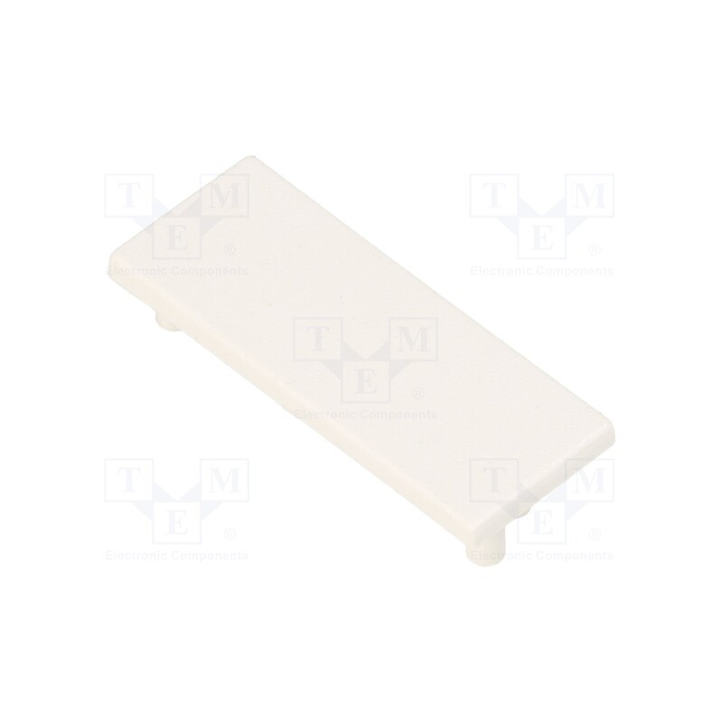 1 pcg x TOPMET - V4870001 - Cap for LED profiles, white, 20pcs, ABS, VARIO30-01