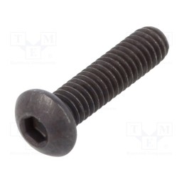 100 pcs x BOSSARD - 1805703 - Screw, M2.5x10, 0.45, Head: button, hex key, HEX 1,5mm, steel