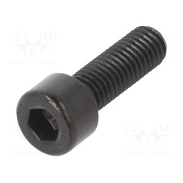 100 pcs x BOSSARD - 1000934 - Screw, 1.25, Head: cheese head, hex key, HEX 6mm, steel, DIN 912