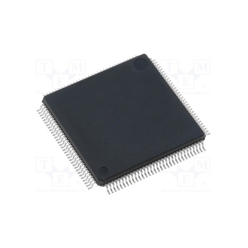 1 pcs x MICROCHIP TECHNOLOGY - AT91SAM7SE512B-AU - IC: ARM7TDMI microcontroller, LQFP128, 3÷3.6VDC, Ext.inter: 88