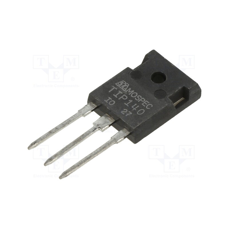 1 pcs x NTE Electronics - TIP140 - Transistor: NPN, bipolar, 60V, 10A, 125W, TO247-3