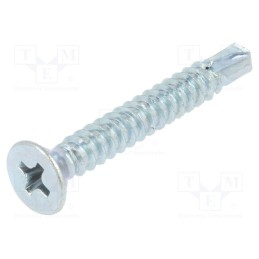 100 pcs x BOSSARD - 3059818 - Screw, for metal, 4.2x45, Head: countersunk, Phillips, PH2, zinc