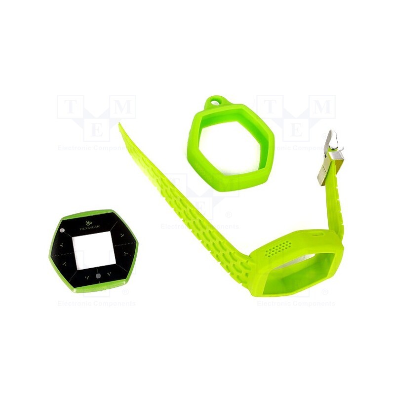 1 pcs x MIKROE - HEXIWEAR COLOR PACK GREEN - Case, Colour: green, MIKROE-2026