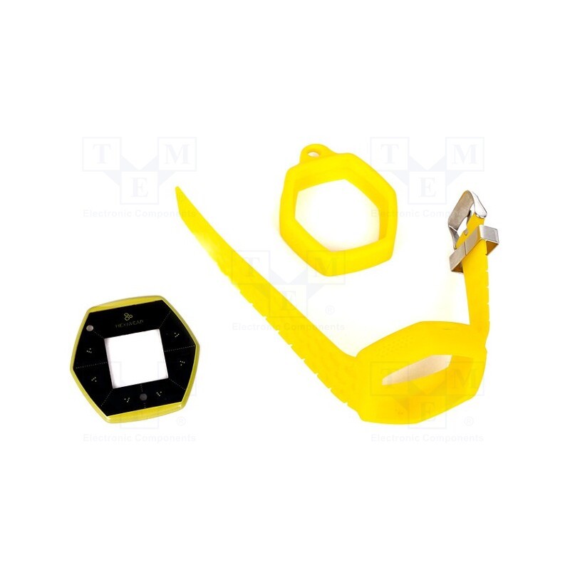 1 pcs x MIKROE - HEXIWEAR COLOR PACK YELLOW - Case, Colour: yellow, MIKROE-2026