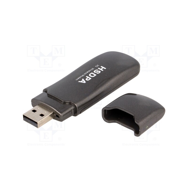 1 pcs x OLIMEX - MOD-USB3G - Module: GSM modem, USB, USB A, 5VDC, USB-CAP, 2A, Standard: 3G