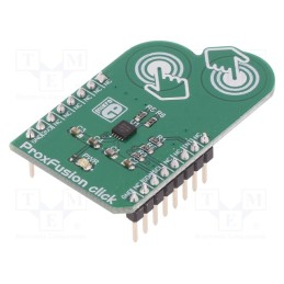 1 pcs x MIKROE - PROXFUSION CLICK - Click board, proximity sensor, GPIO,I2C, IQS624, prototype board