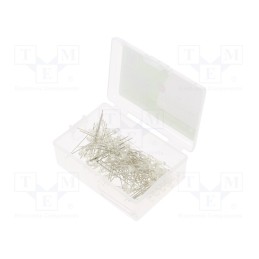 1 set x OPTOSUPPLY - OKLEDT3100WA - Kit: LED, THT, 3mm, 100pcs, white cold, 2.7÷3.4V, plastic box, 20mA