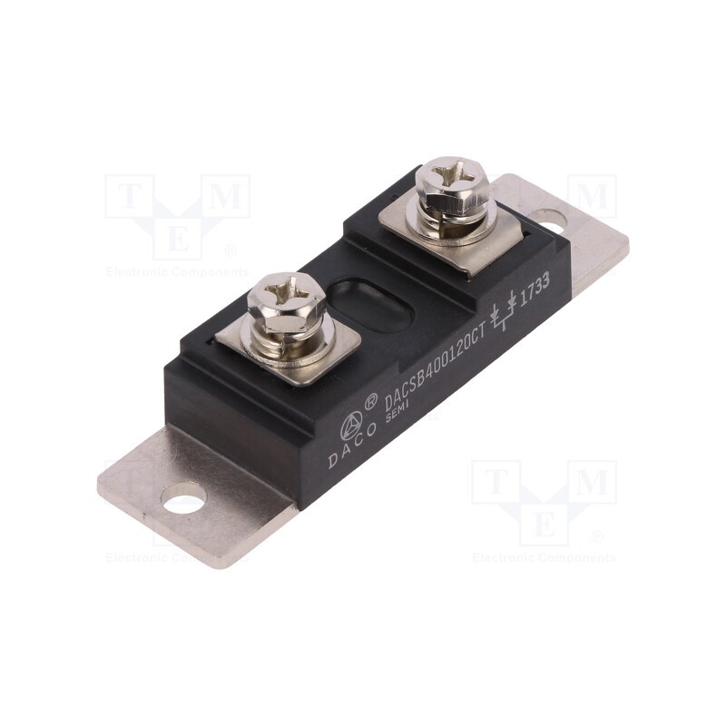 1 pcs x DACO Semiconductor - DACSB400120CT - Module: diode, double,common cathode, 1.2kV, If: 200Ax2, Ifsm: 2kA