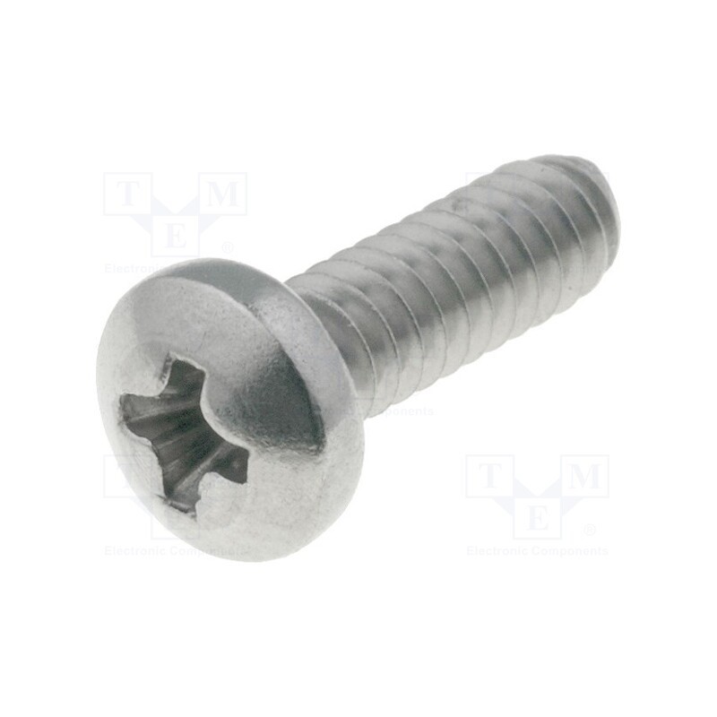 100 pcs x KEYSTONE - 9901 - Screw, UNC4-40x9.5, 40, Head: cheese head, Phillips, PH1
