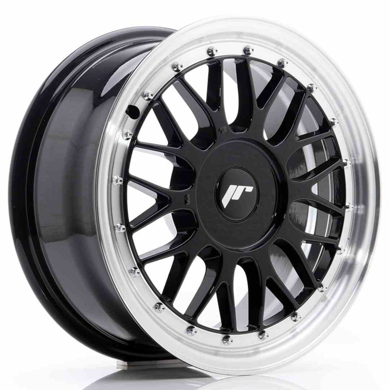 JR Wheels JR23 16x7 ET20 45 BLANK Gloss Black in Ma