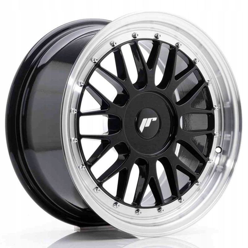 JR Wheels JR23 17x8 ET20 45 BLANK Gloss Black in Ma