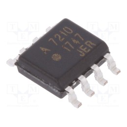 1 pcs x BROADCOM (AVAGO) - ACSL-7210-00RE - Optocoupler, SMD, Ch: 2, OUT: CMOS, 3.75kV, 25Mbps, SO8, 35kV/μs