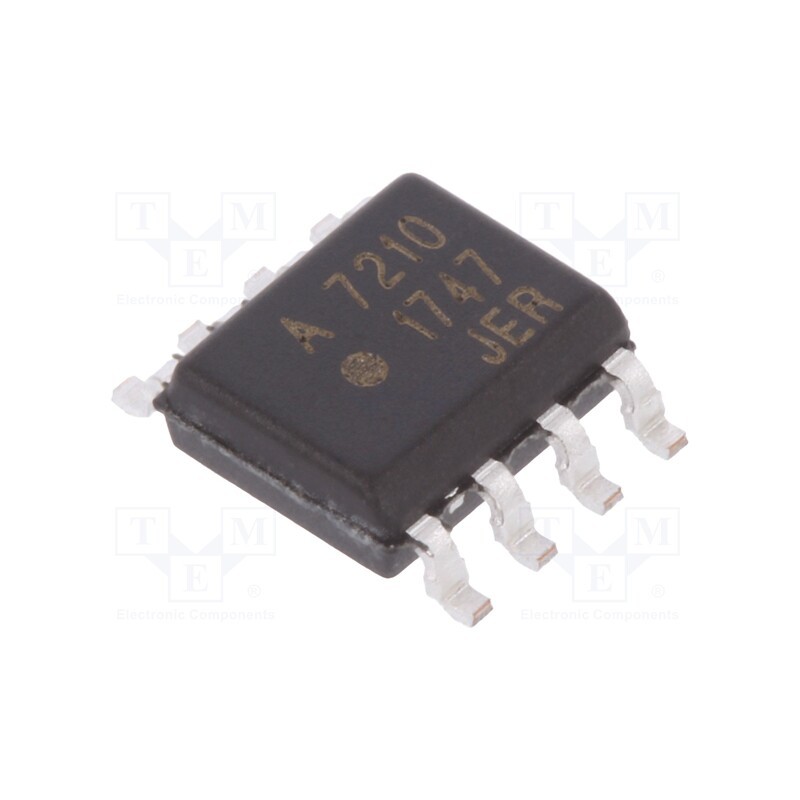 1 pcs x BROADCOM (AVAGO) - ACSL-7210-00RE - Optocoupler, SMD, Ch: 2, OUT: CMOS, 3.75kV, 25Mbps, SO8, 35kV/μs